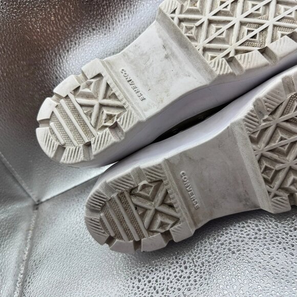 Size 8 Converse Chuck Taylor‎ All Star Womens Hi Lugged Platform Shoes 571114C - Picture 11 of 11